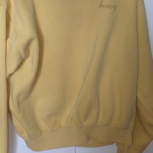 Brandy Melville Yellow Honey Sweatshirt